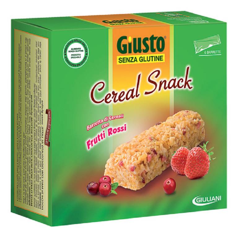 GIUSTO S/G CEREAL SN FRUT PROM